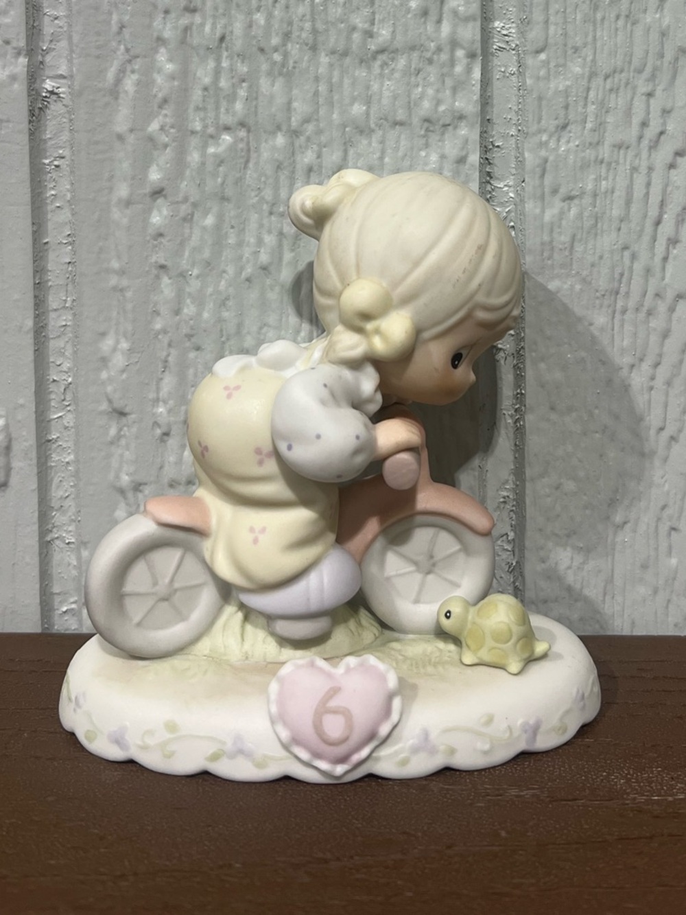 Precious Moments Growing in Grace Blonde Girl on Tricycle Birthday #6